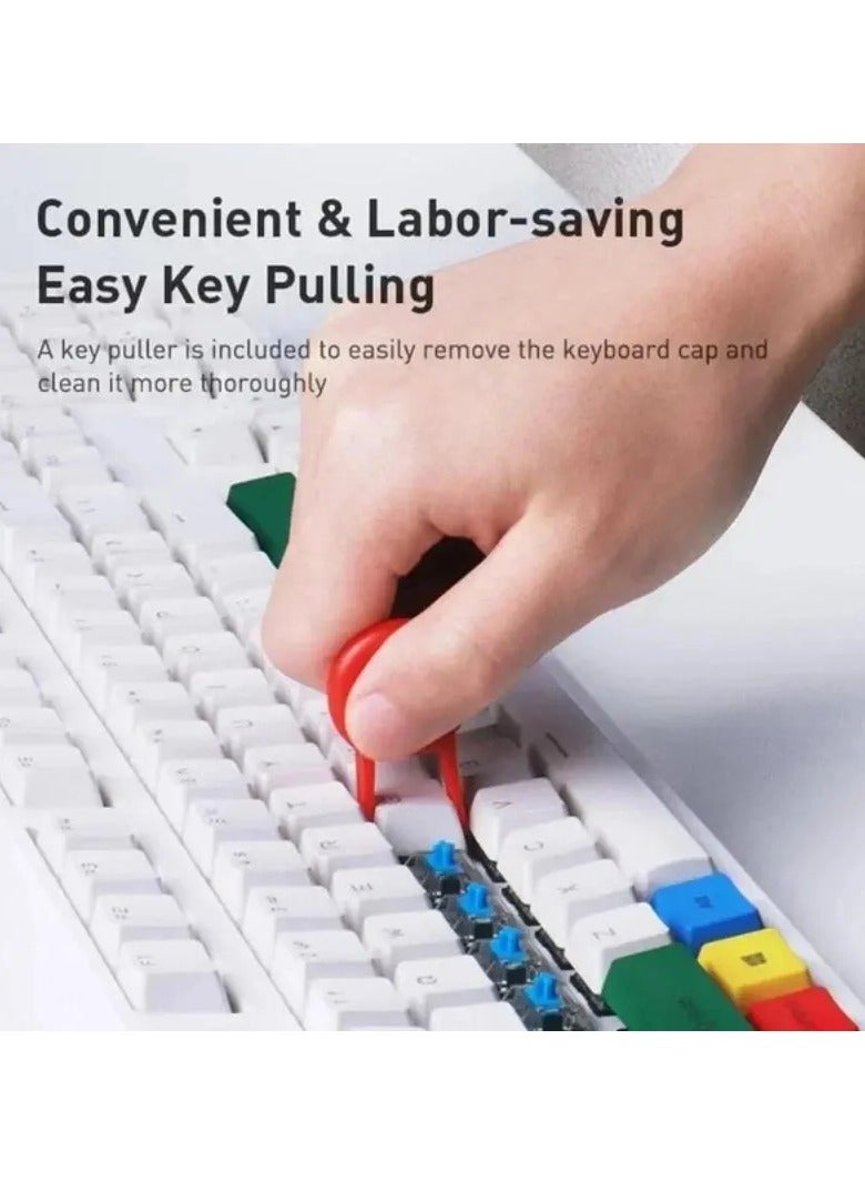 AROAQ Keyboard Cleaning Brush 5 in 1 Multifunction Cleaner Kit For Bluetooth Airpod Case Pro 3 2 1 Earbuds Cleaning Tool Keycap Puller Cleaner Pen For Watch Laptop Phone Camera VR - Image 3