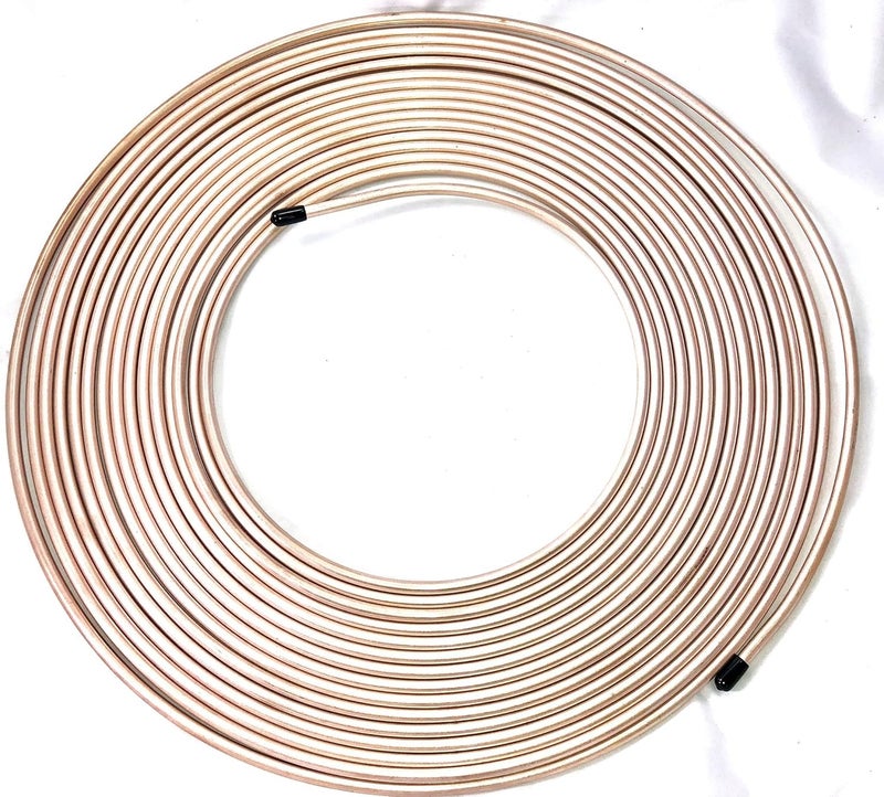 The Stop Shop 1/4 Inch Copper Nickel Brake Line Tubing - 25 Feet - Image 1