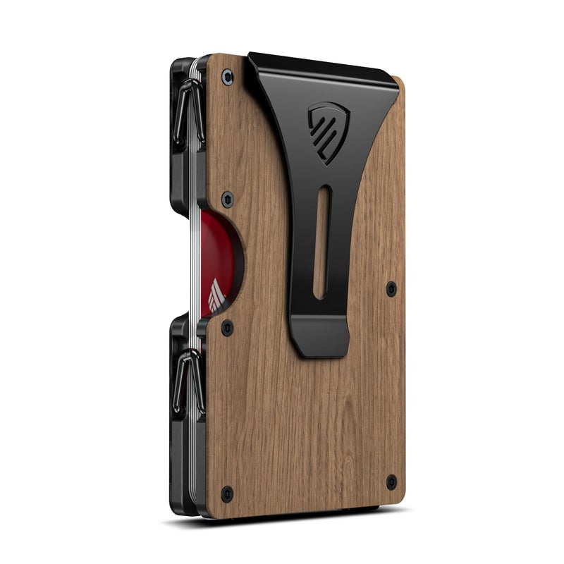 RUNBOX Slim Wallet for Men - RFID Blocking Metal Card Holder with Money Clip,Minimalist Thin Front Pocket Wallet, Holds 15 Cards,Gifts for Men,Men's Accessories - Image 1