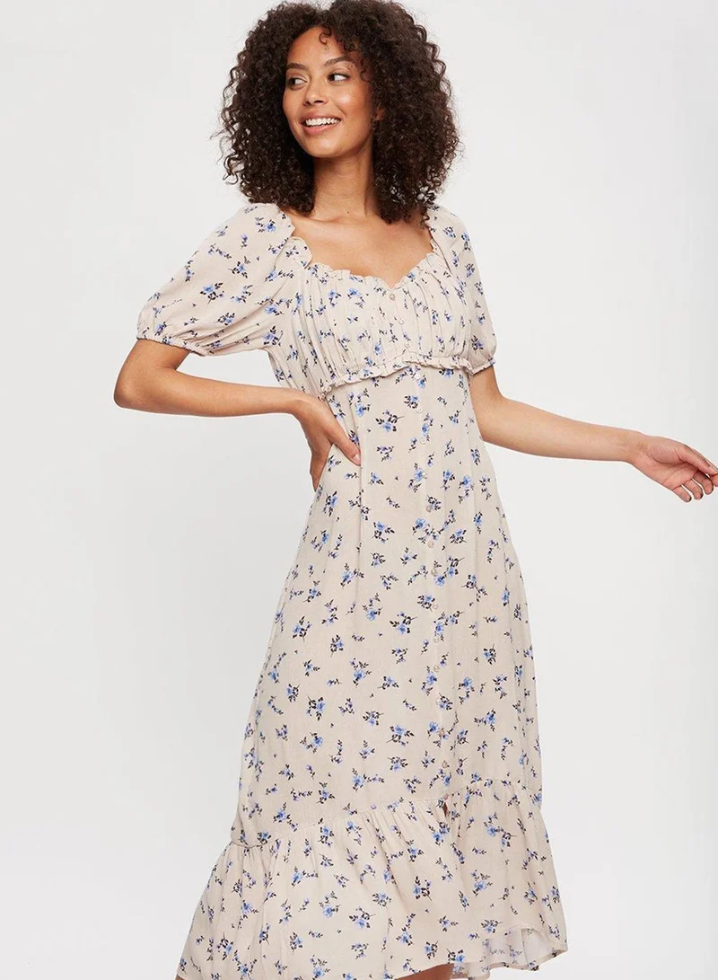 DOROTHY PERKINS Floral Print Ruffle Hem Dress