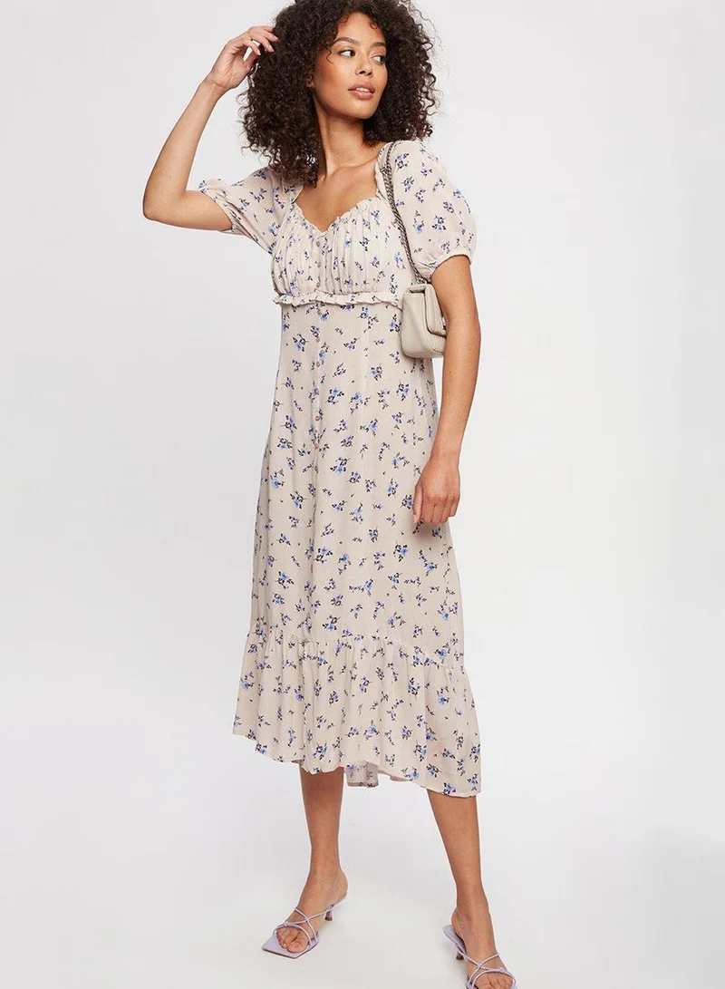 DOROTHY PERKINS Floral Print Ruffle Hem Dress