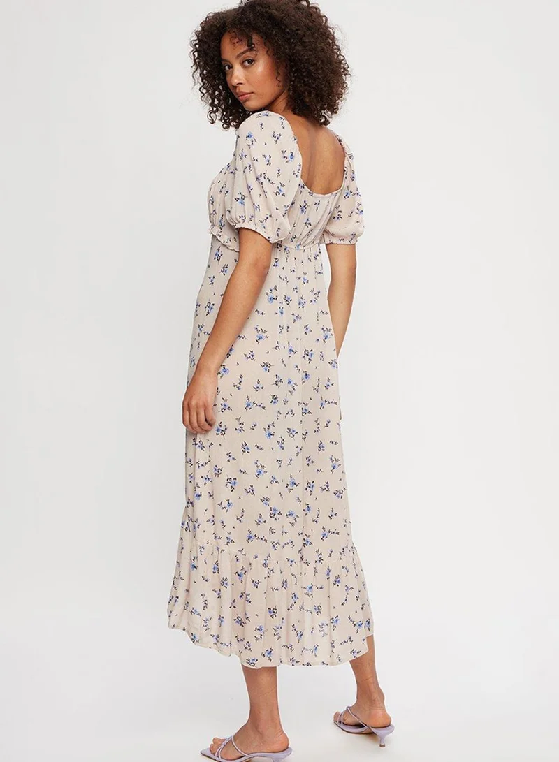 DOROTHY PERKINS Floral Print Ruffle Hem Dress