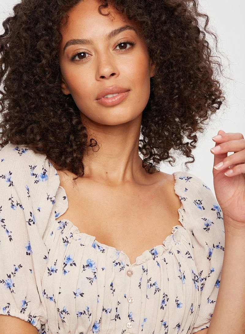 DOROTHY PERKINS Floral Print Ruffle Hem Dress