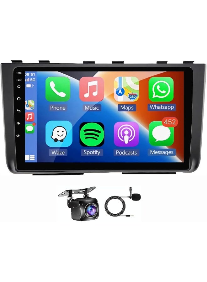 Vierex Fit Hyundai CRETA Car Stereo CRETA IX25 Android Screen 2020-2023 With Apple Carplay Android Auto Wireless WiFi DSP FM&AM BT AHD Camera Included Fast Interface QLED (2+32GB Carplay 4CORE) - Image 1