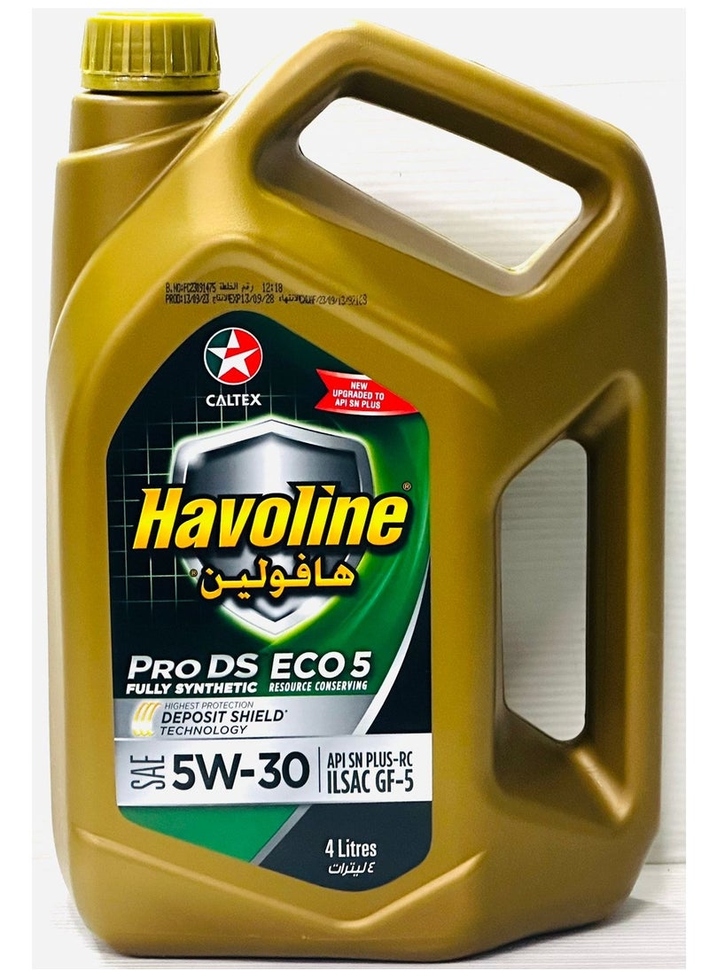 Caltex 5W30 Fully Synthetic Engine Oil Havoline 4Ltr  - Image 1