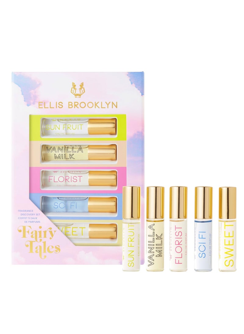 ELLIS BROOKLYN - Ellis Brooklyn FAIRY TALES Eau De Parfum for Women - Rollerball Gift Set Perfumes for Women, Gift Sets for Women, Clean Perfume, Long Lasting Perfume - Image 1