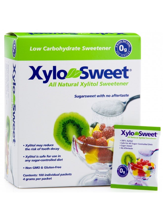 Xlear Xlear Xylosweet Non-Gmo Xylitol Sweetener - Natural Sweetener Sugar Substitute, Granules, 100 Packets (Pack Of 1) - Image 2
