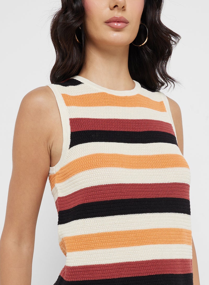VERO MODA VMARUBA SL O-NECK TOP SE  - Image 3