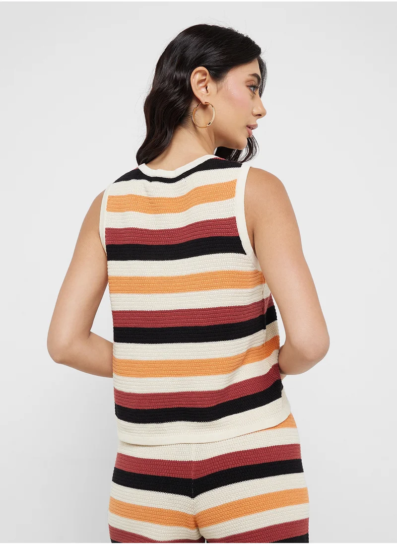 VERO MODA VMARUBA SL O-NECK TOP SE