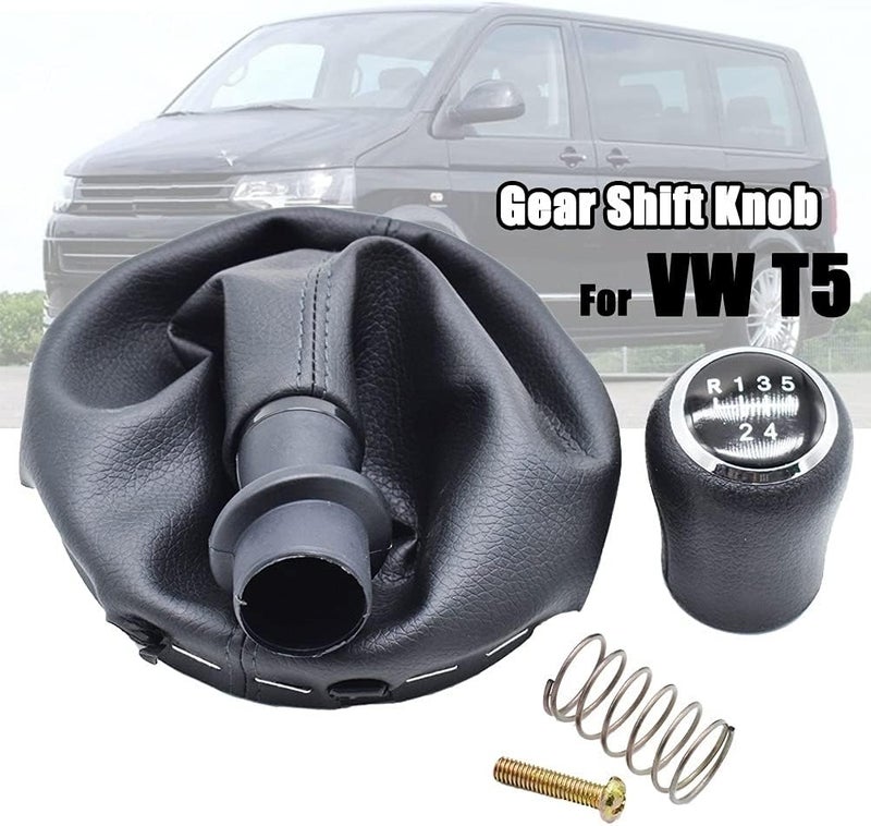 QASULER 5 Speed Manual Gear Shift Knob Kit - Image 4