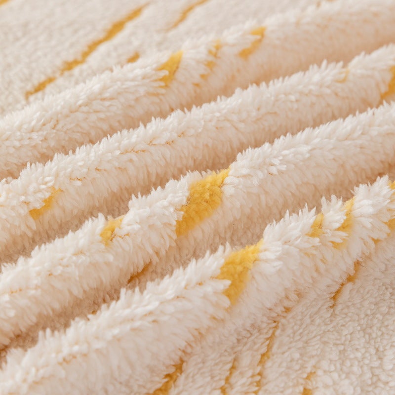Shu Cotton Velvet Sofa Towel Style Cover Cloth Simple Modern Winter Sofa Cushion Cover Towel Cover Blanket Single Three Person - Image 4