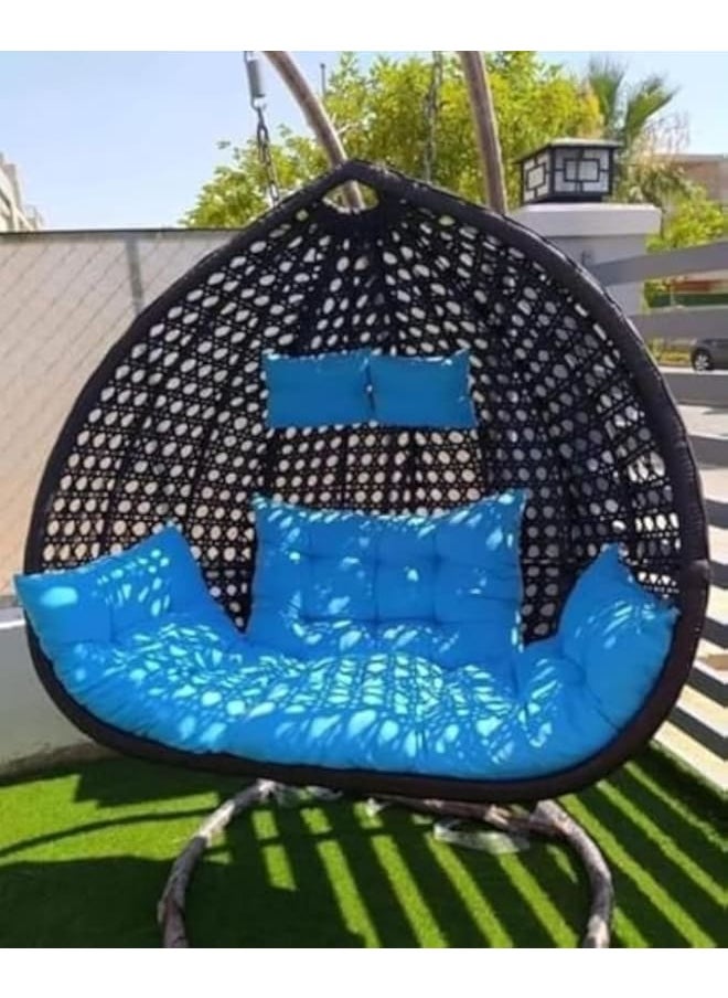 Sweet Furniture Crescent Comfort Swing – Cozy Hanging Chair for Indoor & Outdoor Relaxation. 