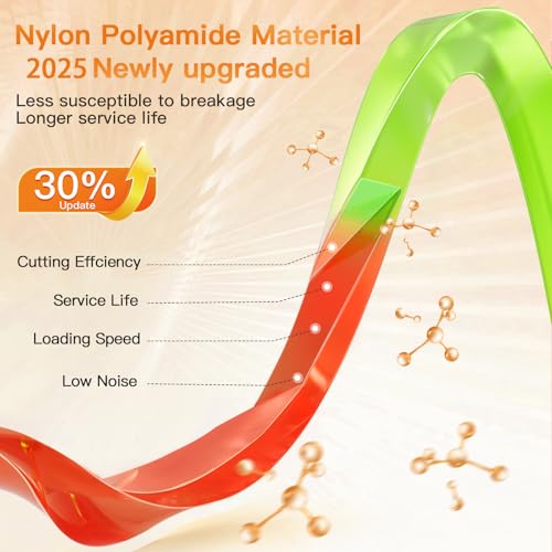 YWTESCH 16 Pack AL2420PD 0.095’’ Replacement Twisted Trimmer Lines Compatible with All EGO 15-Inch String Trimmers, 224 FT Dual Color Pre-Cut Heavy Duty Weed Wacker String for EGO Line Trimmers - Image 2
