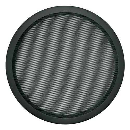 Fuhengli 10" Speaker Grill Covers, Car Speaker Subwoofer Guard Protector, Metal Frame with Metal Mesh, Black - 1Pc - Image 1