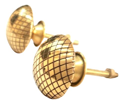 Artshai Brass knobs for cabinets and cupboards,Drawer Pull Golden Kitchen Handle Set of 6 pcs (Size:6.5x4x4 CM) (6) - Image 2