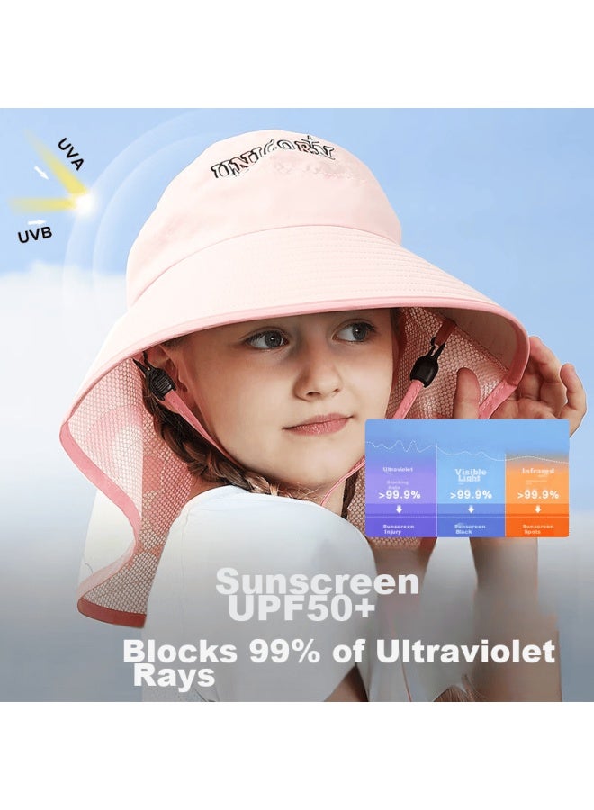 Moremerry Children's Sun Protection Hat, Uv-resistant Baby Sun Hat, Boys' Summer Sun Hat, Beach Wide-brimmed Hat With Unicorn Desig - Image 3