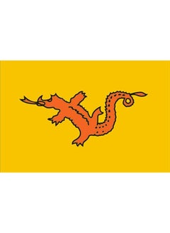 Saturn Desktop Hun Empire Flag Table Flag 15 x 23 cm