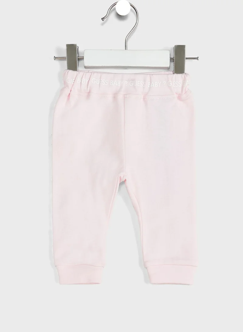 GUESS Infant 2 Pieces Slogan Bodysuit & Pants Set