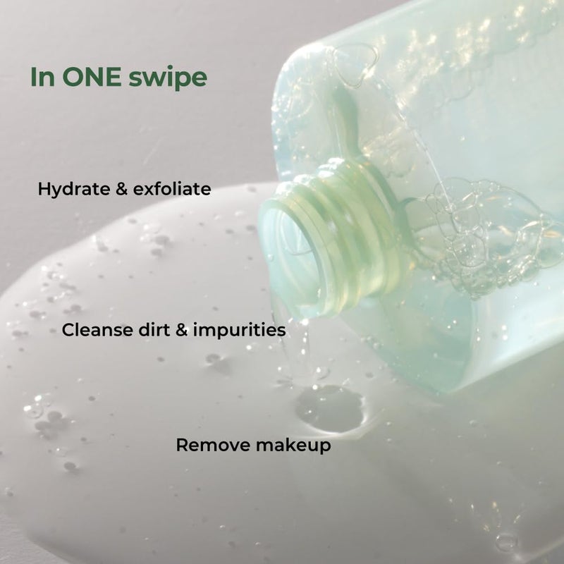 Fraijour Herb Wormwood Cleansing Water â€“ Korean 3-in-1 Cleanser, Exfoliator & Hydrator for Dry, Oily & Sensitive Skin, Pore Tightening, Papaya & Licorice Extracts, 10.1 fl.oz. - Image 5