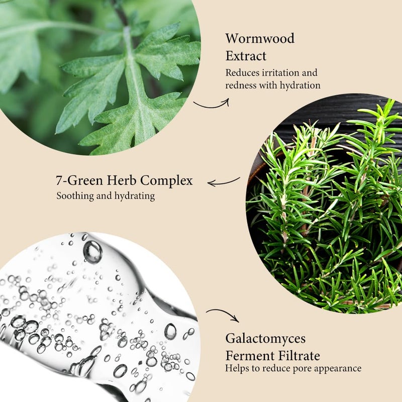 Fraijour Herb Wormwood Cleansing Water â€“ Korean 3-in-1 Cleanser, Exfoliator & Hydrator for Dry, Oily & Sensitive Skin, Pore Tightening, Papaya & Licorice Extracts, 10.1 fl.oz. - Image 3