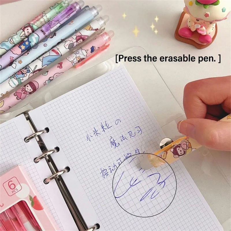 Ballpoint Pen 3# Size ST Needle Tip Quick Drying Ink - Super Soft Grip Brushed Pen Holder for Office School Writing - Image 4