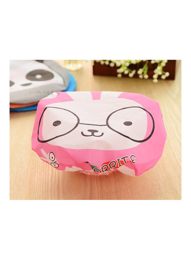 NIBEMINENT Cute Rabbit Cartoon Waterproof Shower Cap Multicolor 30 x 30cm - Image 5