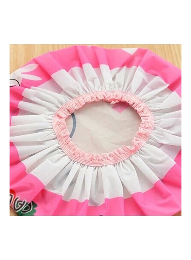 NIBEMINENT Cute Rabbit Cartoon Waterproof Shower Cap Multicolor 30 x 30cm - Image 2