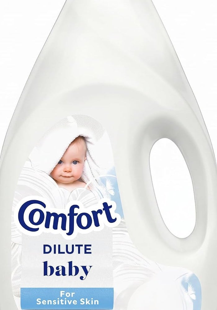 Comfort Baby Dilute Fabric Softener, 3L - Dermatologically Tested for Sensitive Skin - Image 1
