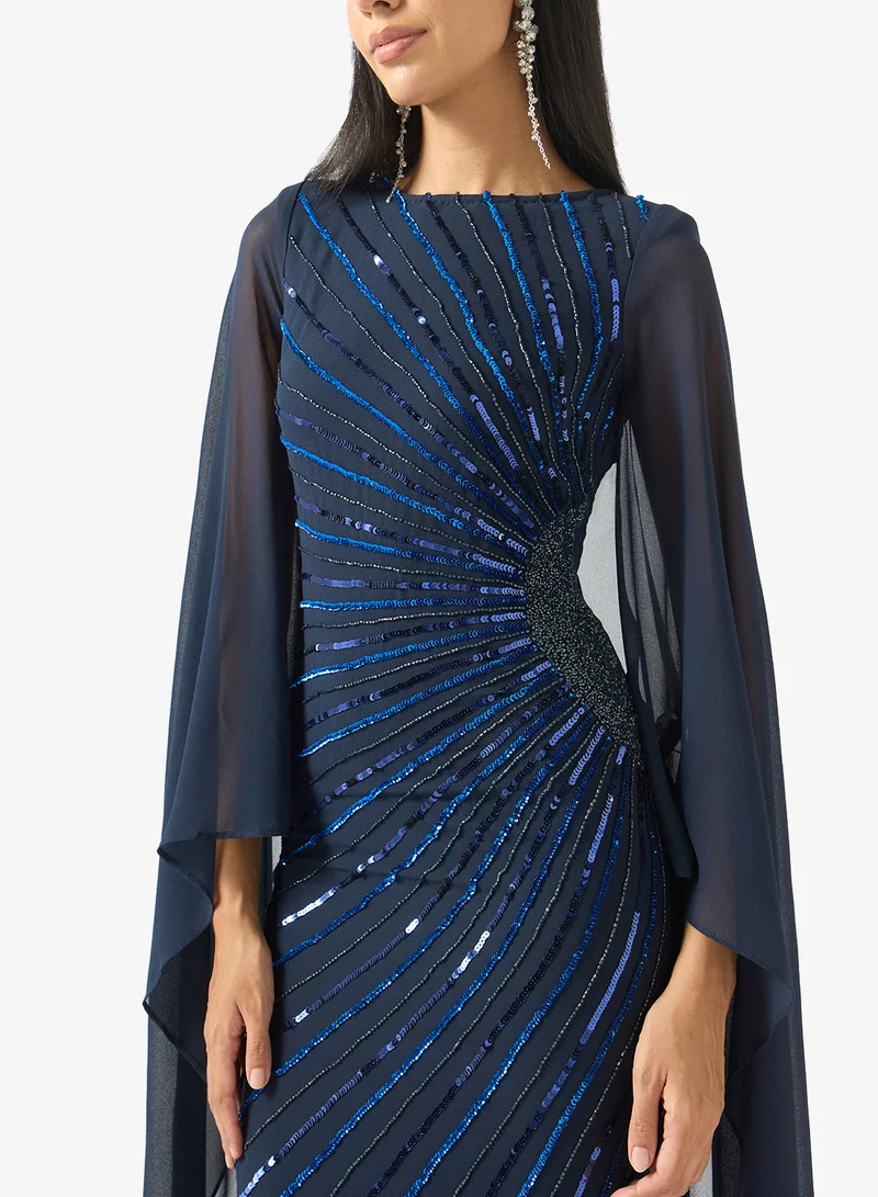 Amelia Rose  Crew Neck Bodycon Knit Dress for Women | Best Price UAE