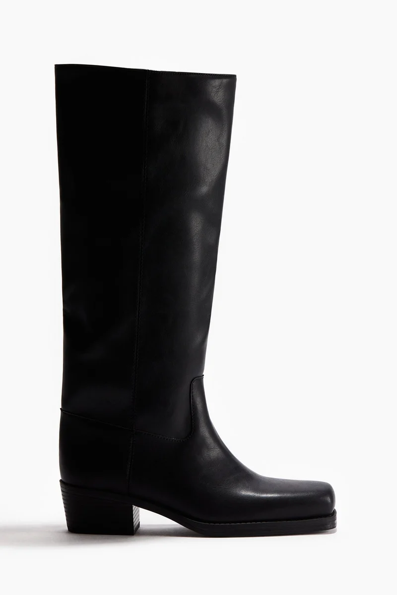 H&M Knee-high biker boots