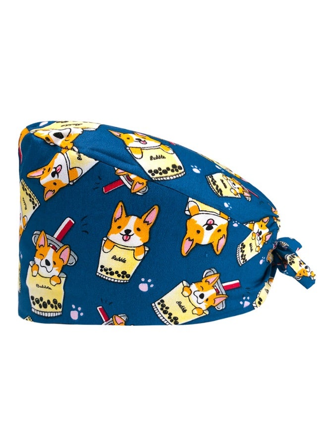 NIBEMINENT Adjustable Medical Scrubs Hats Lab Working Cap Surgicals Hat Nurse Dentist Nursing Accessories Scrub Caps Cook Head Over Hats