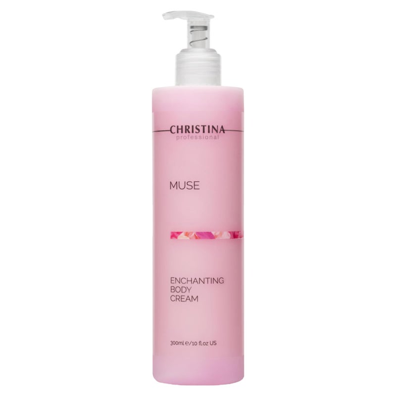 -CHRISTINA- Muse Enchanting Body Cream with Hyaluronic Acid | 24hr Care For All Skin Types | Quick Absorption, Delicate Fragrance 300ml - Image 1