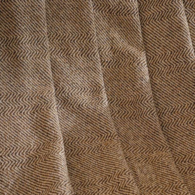 Pan Home Horizon Herringbone Throw - Ochre - Image 3