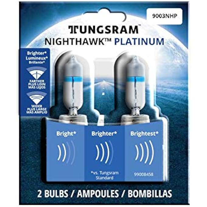 تونجسرام لمبة السيارات H1155NhpBp2 Nighthawk Platinum عبوة من قطعتين - Image 4