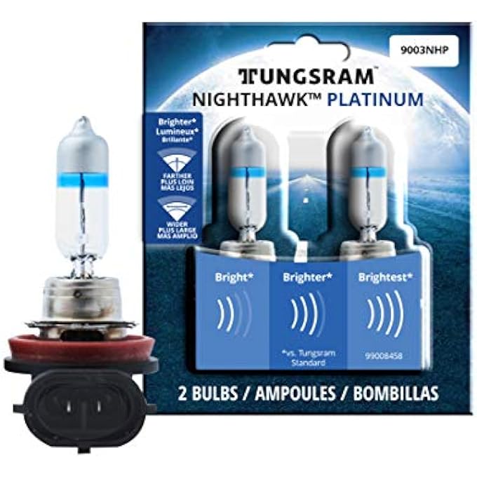 تونجسرام لمبة السيارات H1155NhpBp2 Nighthawk Platinum عبوة من قطعتين - Image 1