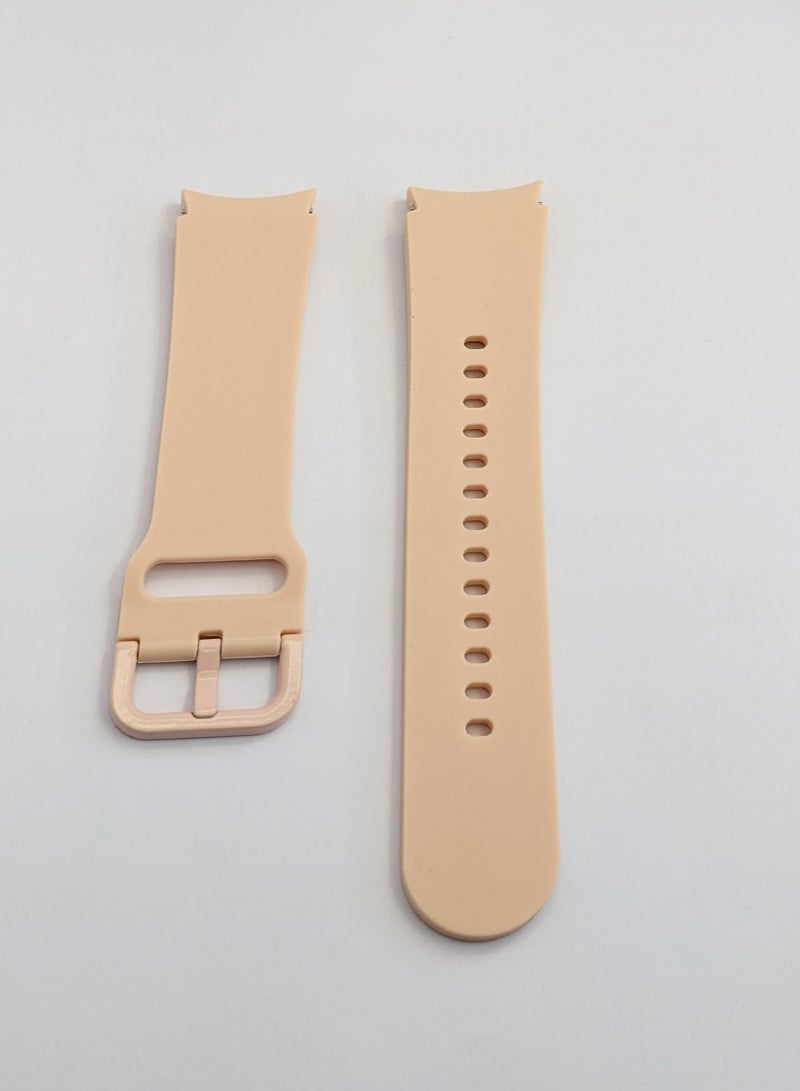 HEXABEX Silicone Strap 20mm Band Compatible with Samsung Galaxy Watch 7/ Watch FE/ Watch 6 / Watch 5 / Watch 4 / Active 2 Pink - Image 5
