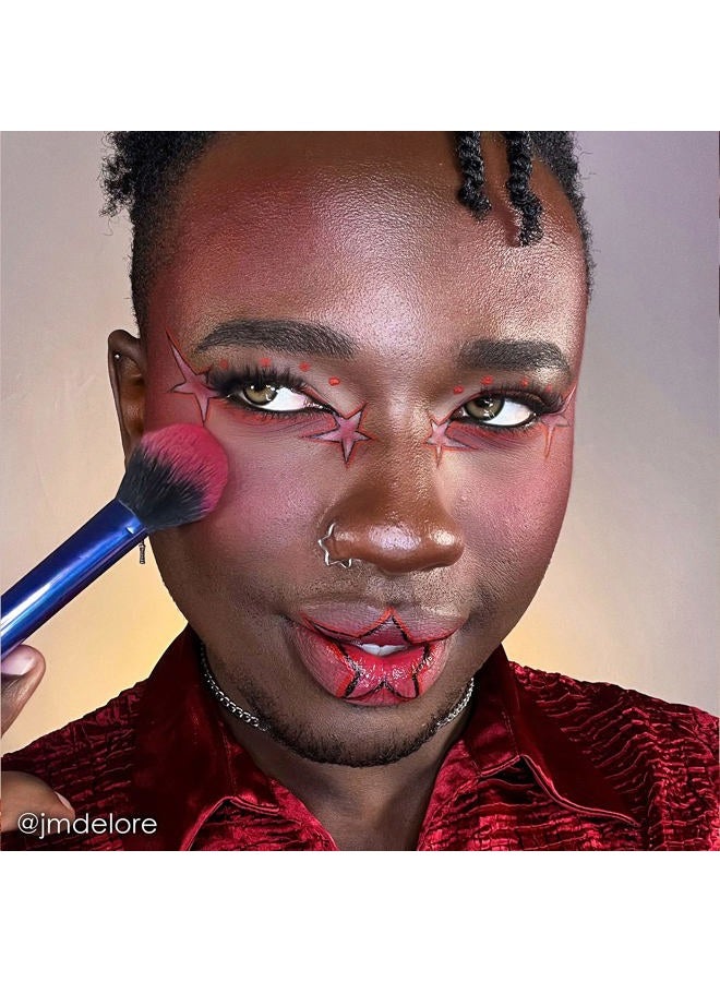 mehron Makeup StarBlend Cake Makeup | Wet/Dry Pressed Powder Face Makeup | Powder Foundation | Red Face Paint & Body Paint 2 oz (56g) - Image 2