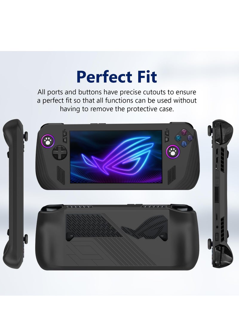 ماركة غير محددة - شل متوافق مع ASUS ROG Ally X السلس لصق حماية ضد الصدمات والخدش أدى البصرية شل متوافق مع ASU ROG Ally X ( أسود ) - Image 1