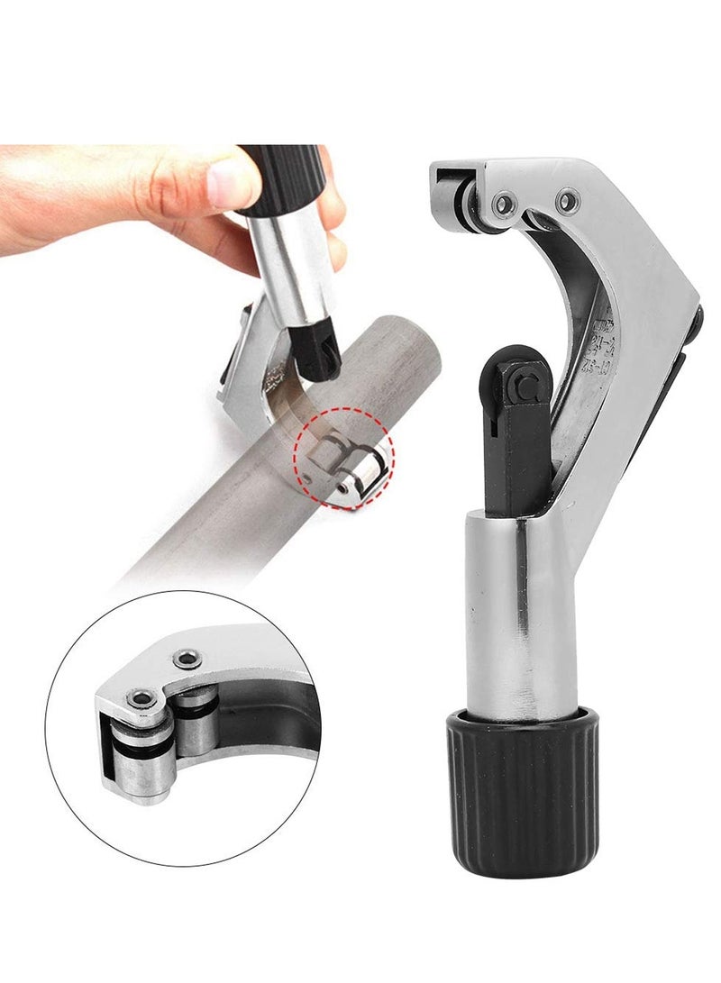 DEFAONS Flaring & Swaging Tool Kit with Pipe Cutter, Swage Adapters, Ratchet Wrench, and Flaring Block – Ideal for HVAC, Plumbing & Refrigeration Systems, Heavy-Duty, Anti-Corrosion Stainless Steel, Compact & Durable, Includes CT-274 Pipe Cutter & Adapters - Image 5