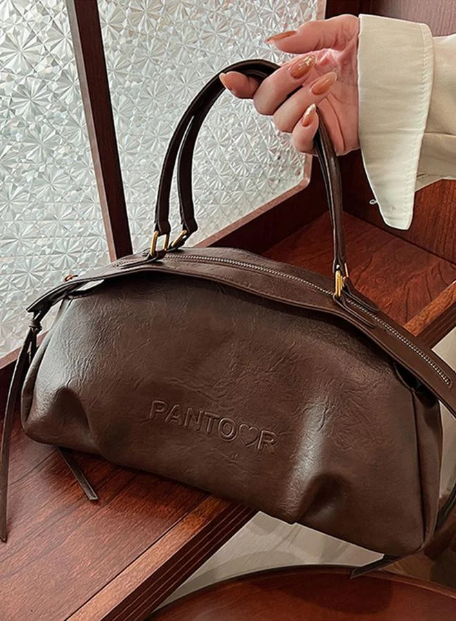 تايك تو شنطة يد سادة مع سحاب للإغلاق