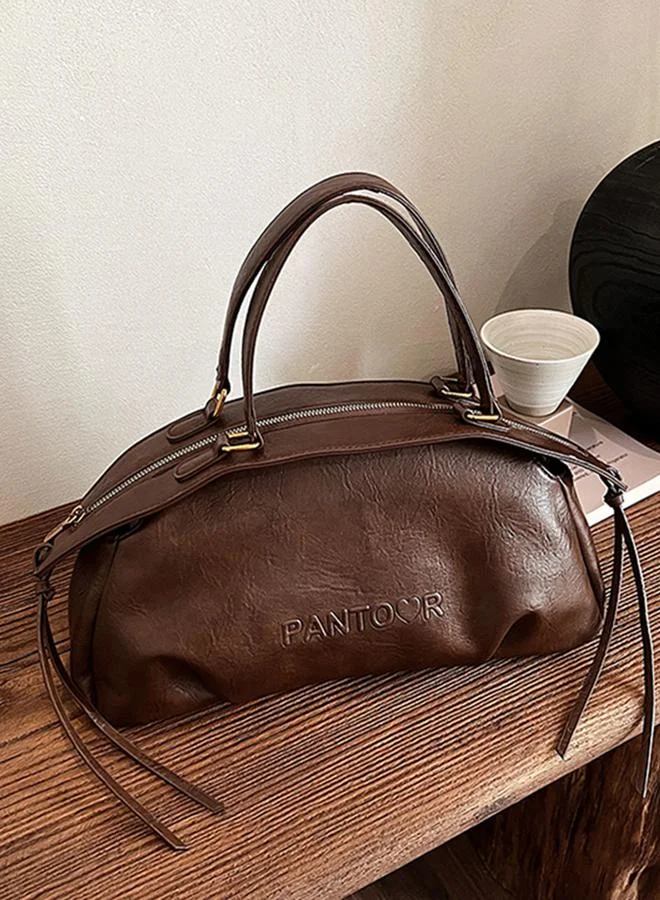 Take Two Take Two Solid Handbag with Zip Closure