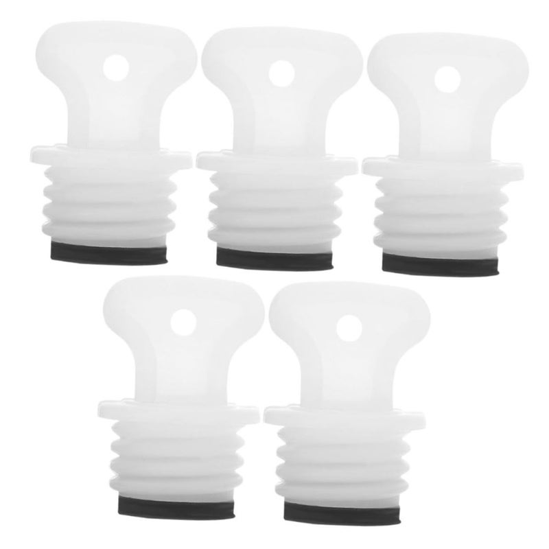 Mipcase 5pcs Rubber Hot Water Bottle Cap And Stopper 21mm Leakproof Sealing Replacement Accessories For Warm Water Bag Pain Relief - Image 2
