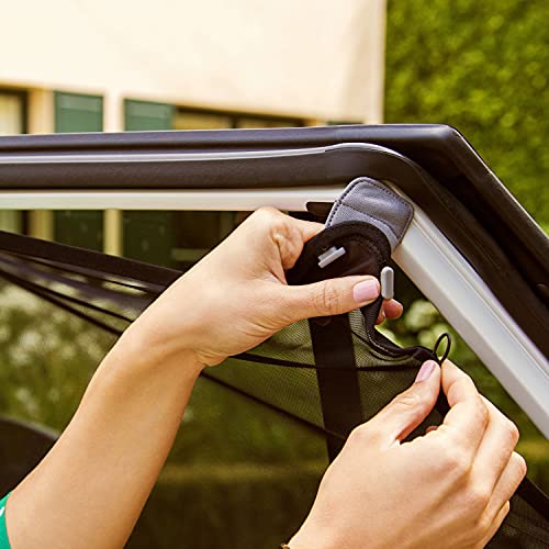Munchkin® Brica® Magnetic Stretch to Fit™ Sun Shade, Black, 1 Pack - Image 4