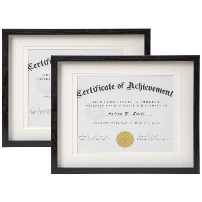 DIPLOMA FRAME TEMPERED GLASS DOCUMENT FRAMES 85X11 WITH MATSNAVY BLACK WHITE GOLDEN RUSTIC WOODEN GRADUATION PICTURE FRAME 11X14 WITHOUT MAT FOR CERTIFICATE DEGREE SET OF 2 RUSTIC GREY