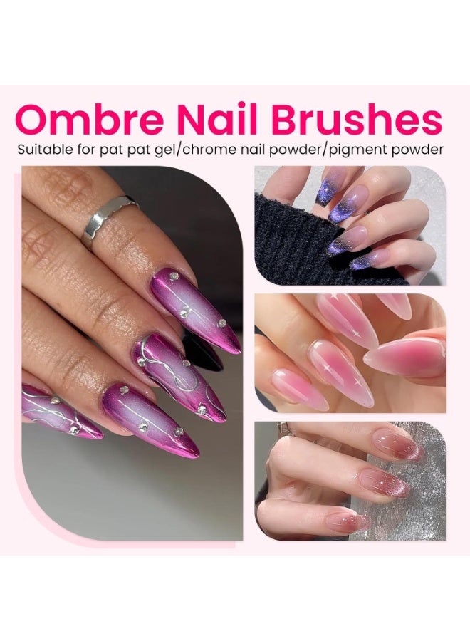 150 إسفنجة مانيكير: إسفنجات مستلزمات فن الأظافر، فرش وأدوات تصميم، إكسسوارات أساسية لفنيي الأظافر مع قلم مساعد للصالون والمنزل (أبيض، عبوة متوسطة) - Image 4