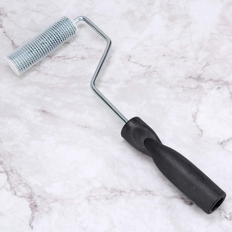 26x90mm Aluminum Alloy Fiberglass Laminating Bubble Spring Roller, Fiberglass Rolling Tool for FRP Production, Ergonomic Handle with High Strength Lightweight Design for Industrial - Image 3
