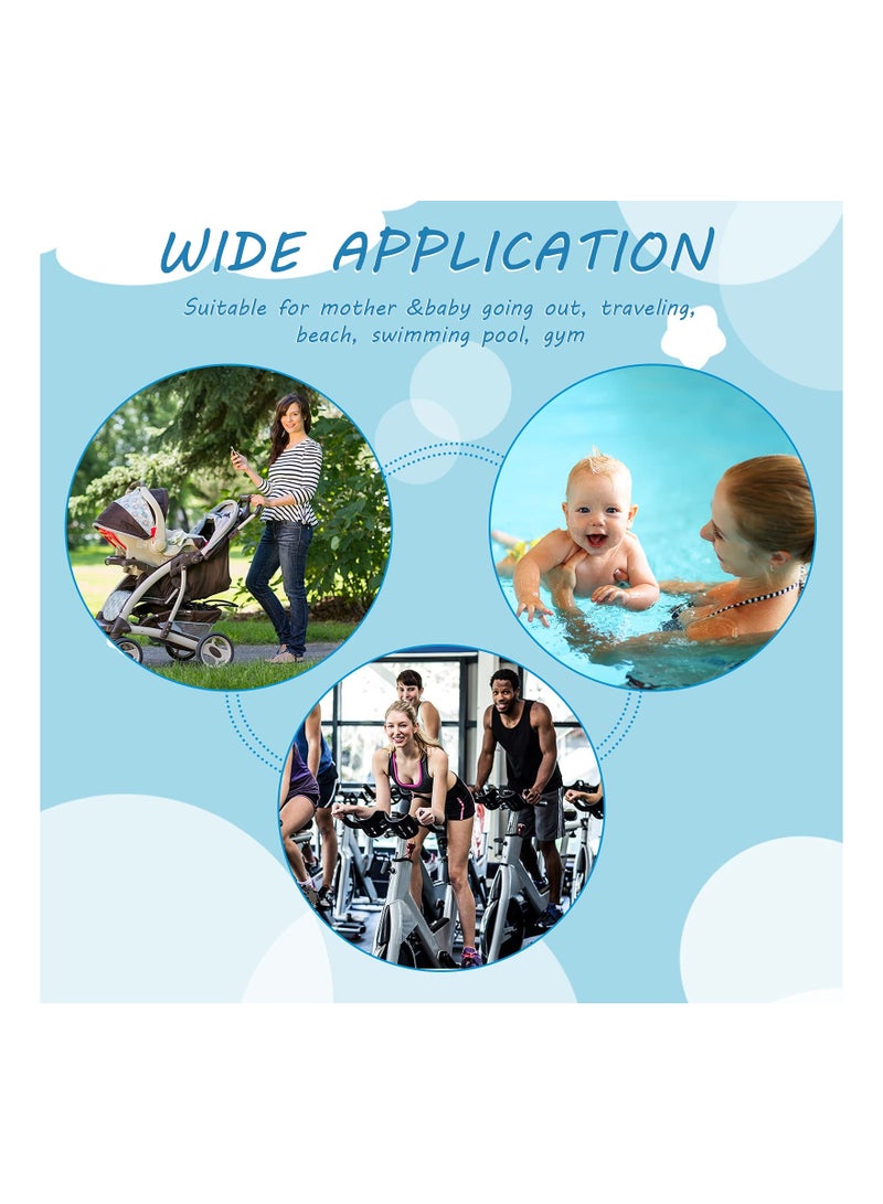 Reusable Waterproof Wet Dry Bag for Baby Cloth Diapers & Toddler Swim - 2 Pack, Yellow & Green, Perfect for Travel, Beach & Pool - Image 4