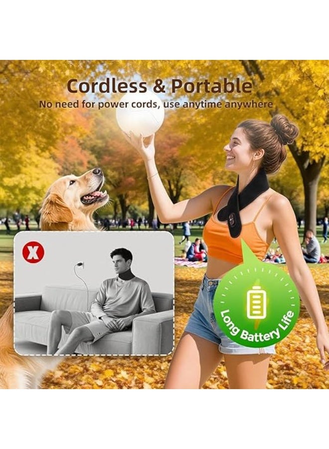 انججو أنججو وسادة تدفئة للرقبة مع مساج تدفئة يو إس بي لتخفيف آلام الرقبة - Image 2