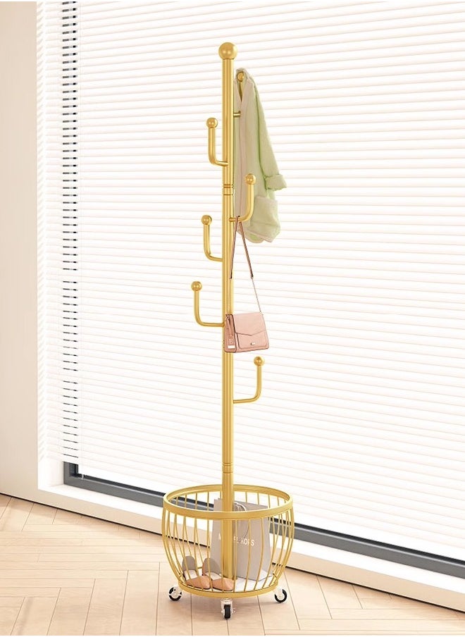 Coat Rack Coat Hanger Coat Rack Freestanding Adjustable Height Floor Hanger For Hanging Clothes  Hats  Bags In Bedroom  Living Room And Office