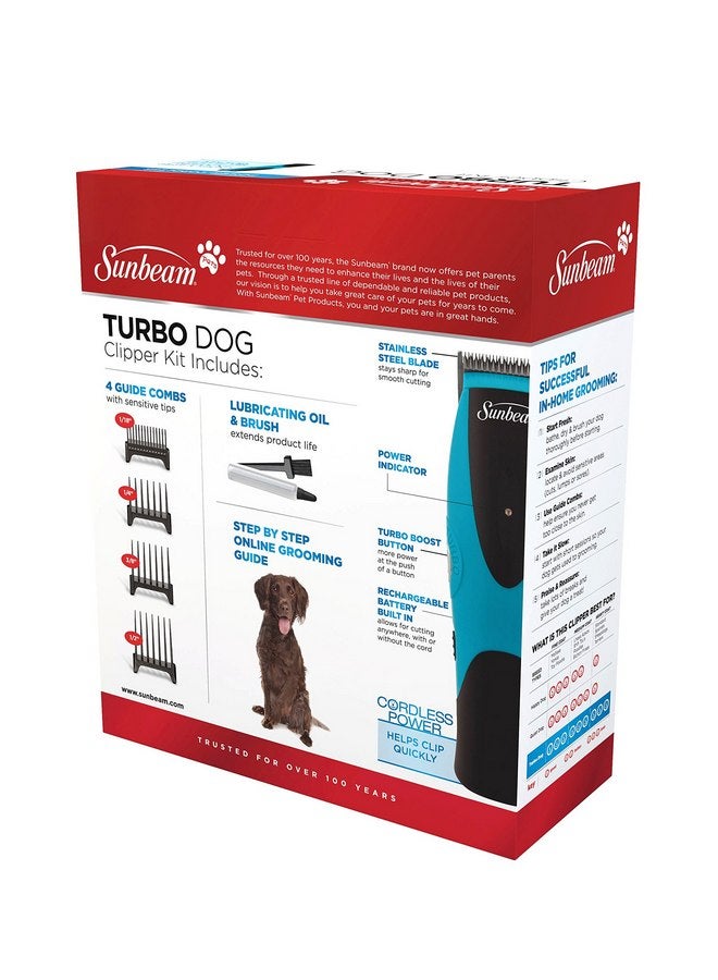 صن بيم طقم قص شعر الكلاب توربو من صن بيم 078522-010-001 - Image 3